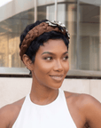 Evangeline Flutter Headband - Chocolate,Headbands, Sassy Jones,