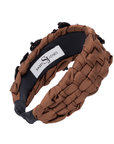 Evangeline Flutter Headband - Chocolate,Headbands, Sassy Jones,
