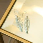 Evelyn Spiral Dangles - Silver,Earrings, Sassy Jones,