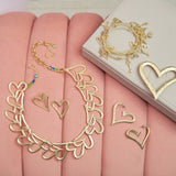 Fairydust Heart Brooch - Soft Gold