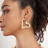 Fairydust Heart Hoops - Soft Gold