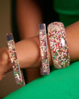 Faith 2pc Bracelet Stack - Iridescent Silver,Bracelets, Sassy Jones,