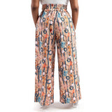 Fiorella Linen Hi-Waisted Pants - Nautical