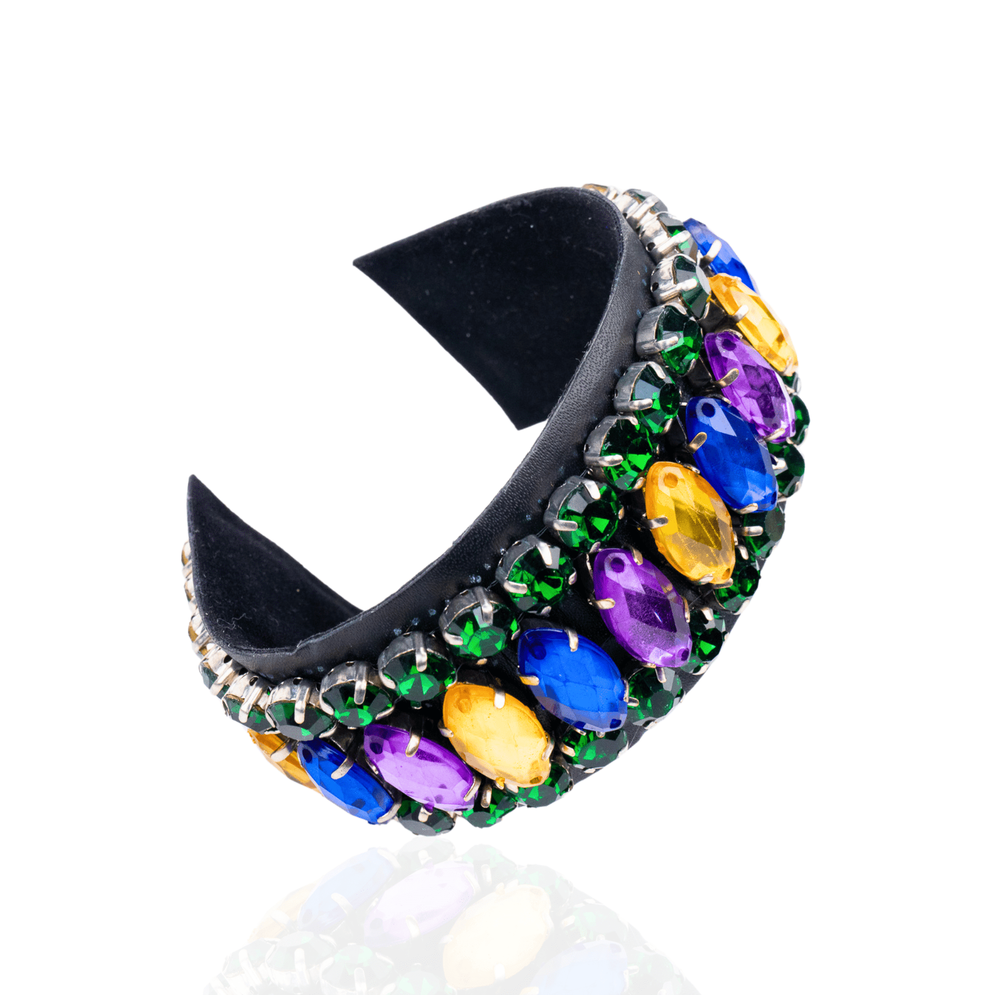 Flamboyant Farah Gemstone Cuff,Bracelets, Sassy Jones,