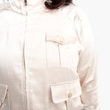 Flo Cargo Jogger Jacket - Champagne - Sassy Jones