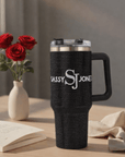 FREE Sassy Jones Black Sparkle 40oz Insulated Tumbler w/ $299+ Purchase,Home Decor, Sassy Jones,