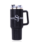 FREE Sassy Jones Black Sparkle 40oz Insulated Tumbler w/ $299+ Purchase,Home Decor, Sassy Jones,