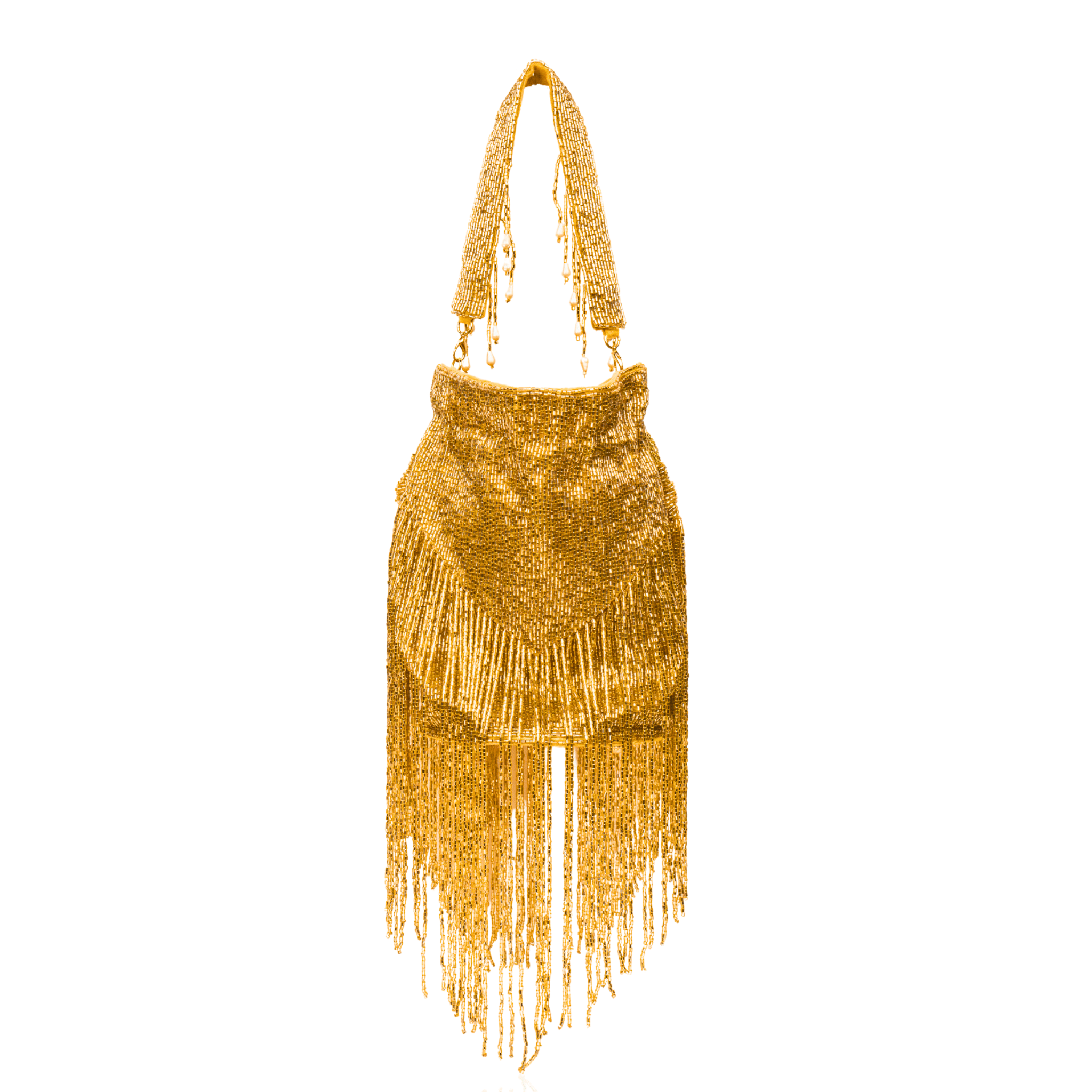 Giovanna Glass Sparkler Chandelier Tote - Gold,Handbags, Sassy Jones,