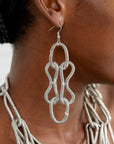 Glory Dangles - Silver,Necklaces, Sassy Jones,