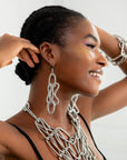 Glory Dangles - Silver,Necklaces, Sassy Jones,