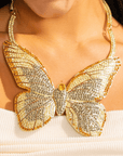 Hadassa 18k Crystal Bib,Necklaces, Sassy Jones,