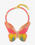 Hadassa Colorful Crystal Butterfly Statement Necklace,Necklaces, Sassy Jones,