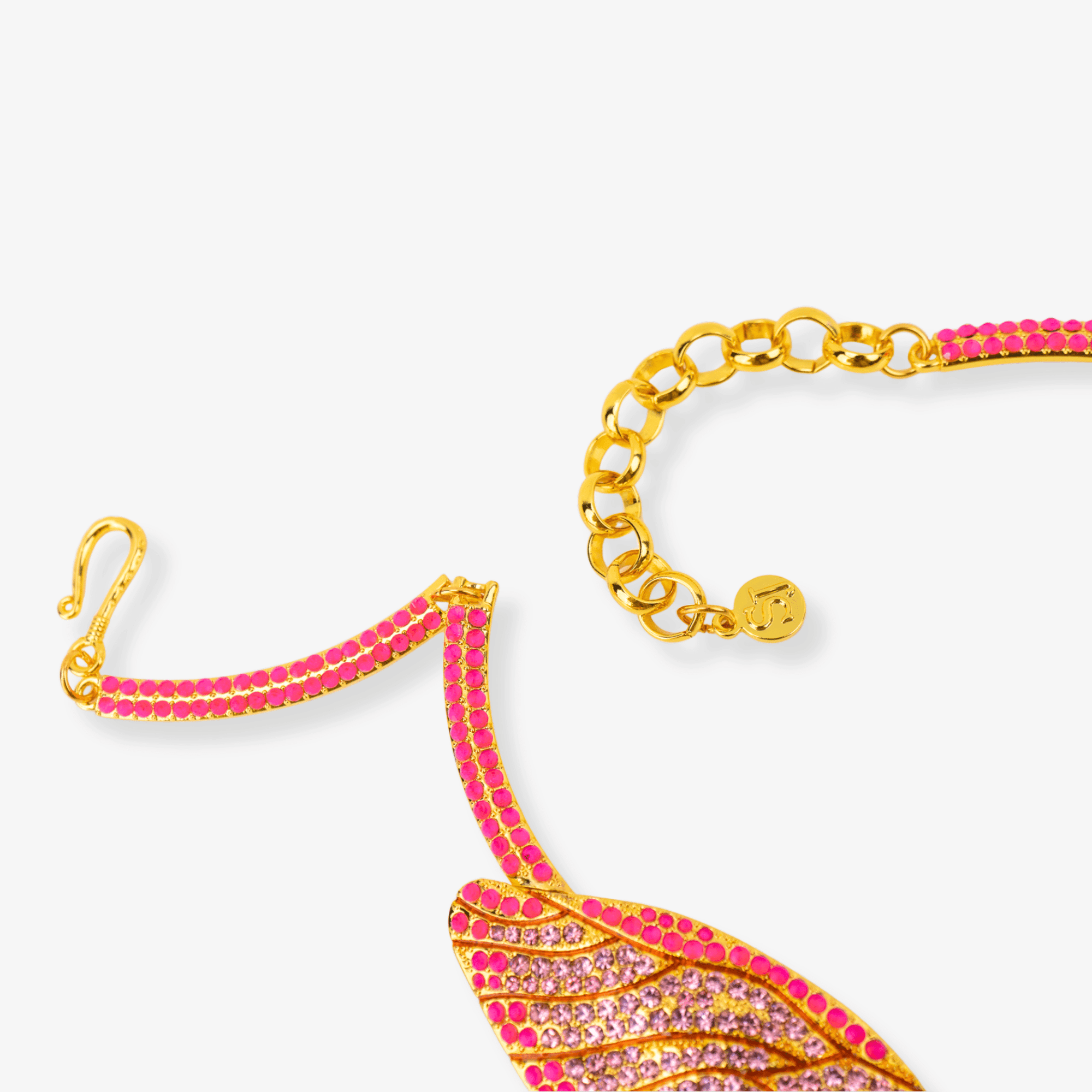 Hadassa Colorful Crystal Butterfly Statement Necklace,Necklaces, Sassy Jones,