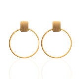 Hannah Hoops - Gold,Earrings, Sassy Jones,