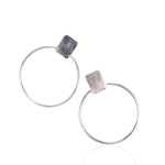 Hannah Hoops - Silver,Earrings, Sassy Jones,