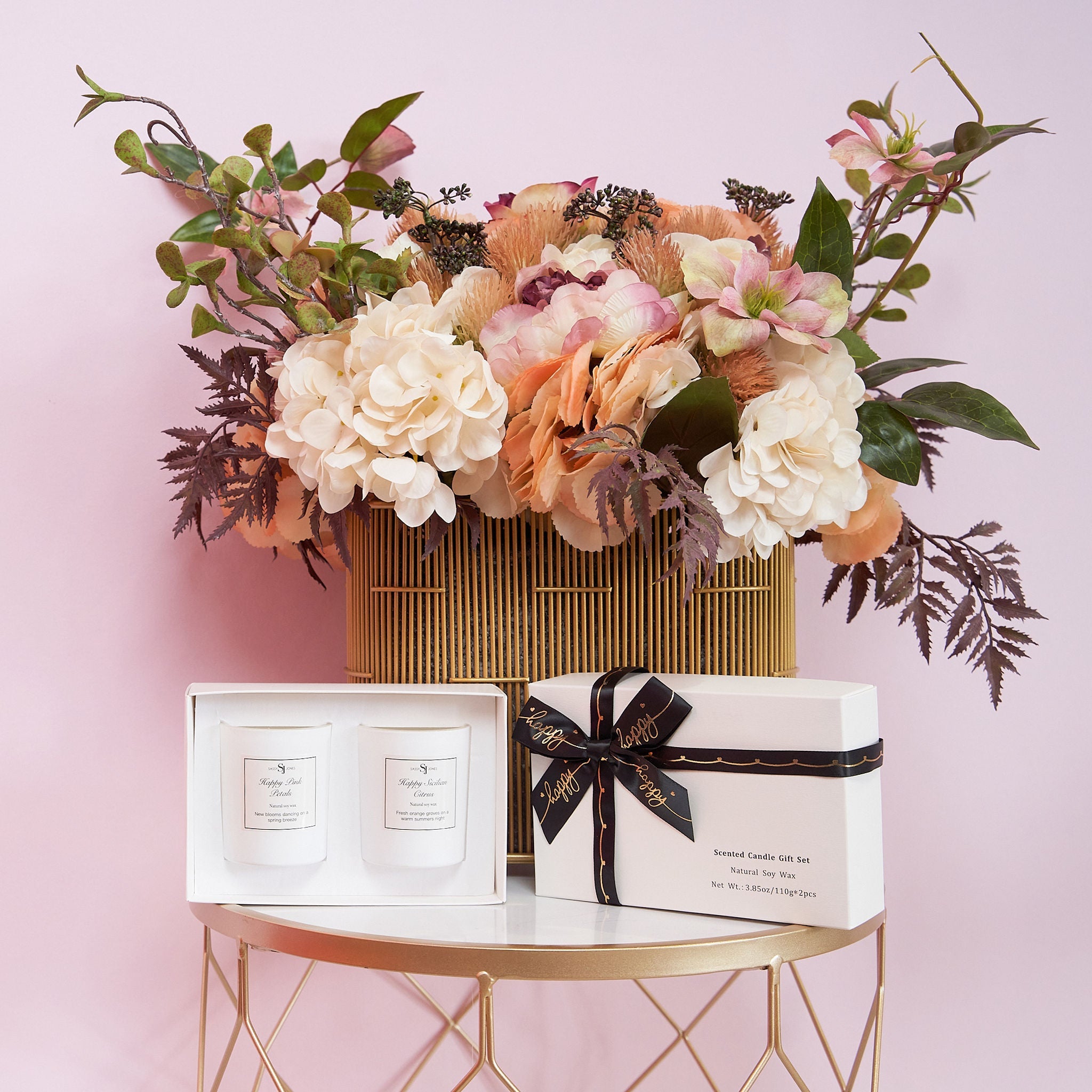 Happy Candle Set | Free Gift With $199+ Purchase - Sassy Jones