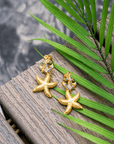 Harbor Grace 18k Anchor Earrings - Coastal Pearl,Earrings, Sassy Jones,