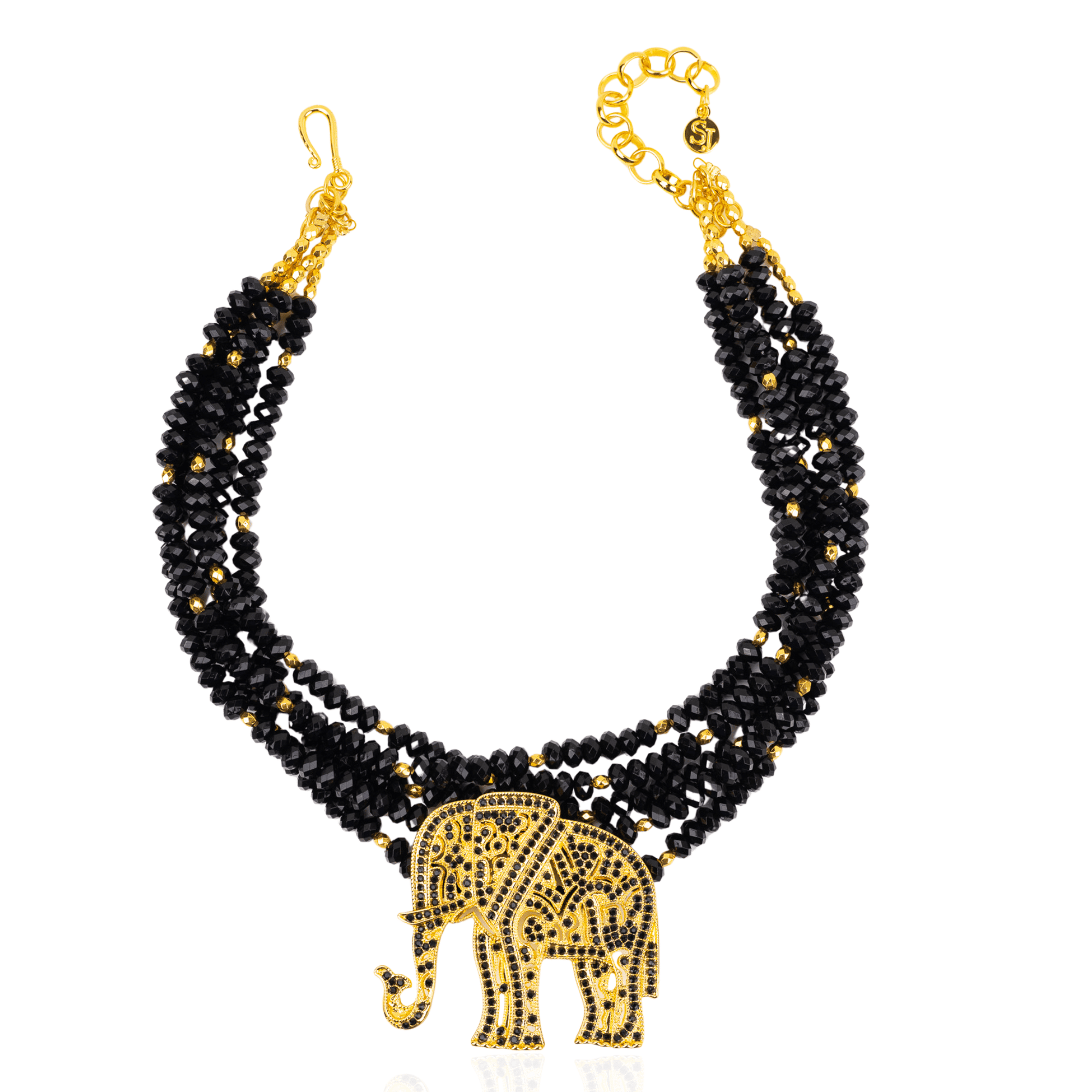 Ibiza Statement Chain - Black,Necklaces, Sassy Jones,