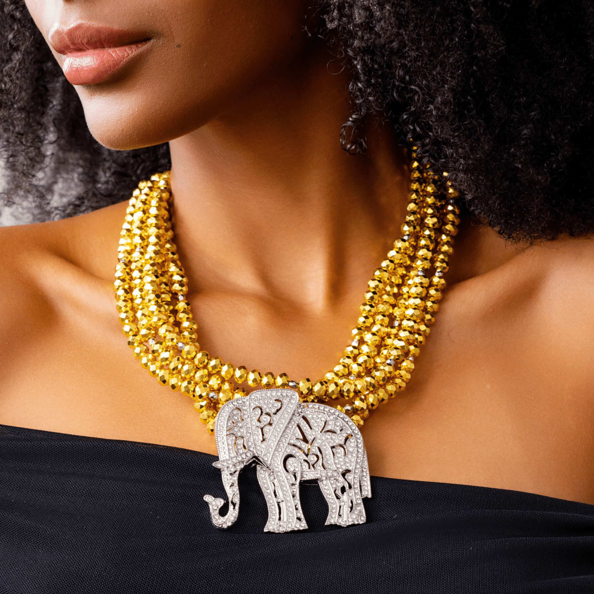 Ibiza Statement Chain - Silver/Gold,Necklaces, Sassy Jones,