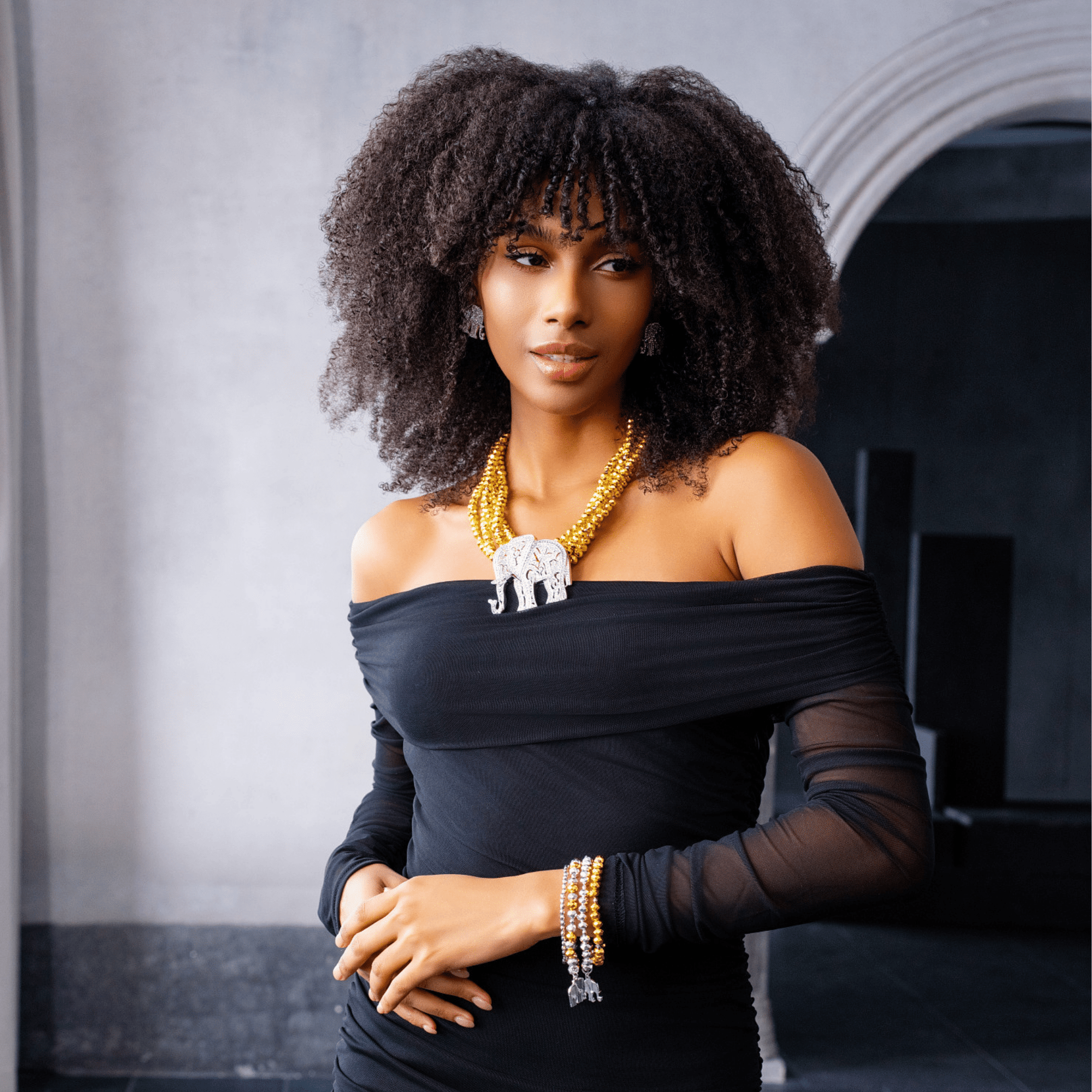 Ibiza Statement Chain - Silver/Gold,Necklaces, Sassy Jones,