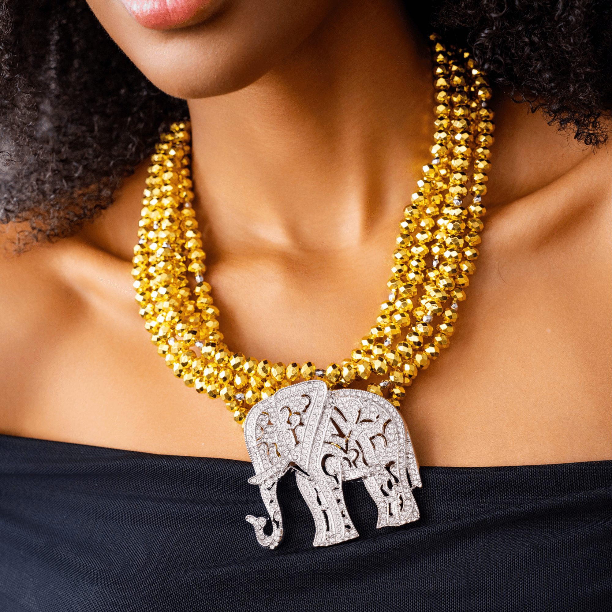 Ibiza Statement Chain - Silver/Gold,Necklaces, Sassy Jones,