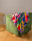 Iconic Abstract Luxe Scarf 33" x 33",Scarves, Sassy Jones,
