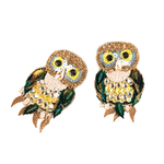 Imala Earrings - Owl,Earrings, Sassy Jones,