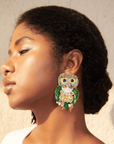 Imala Earrings - Owl,Earrings, Sassy Jones,