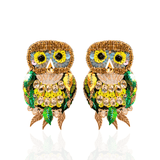 Imala Earrings - Owl,Earrings, Sassy Jones,