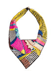 Indira Beaded Scarf Necklace - Pink/Sequin Multi,Necklaces, Sassy Jones,