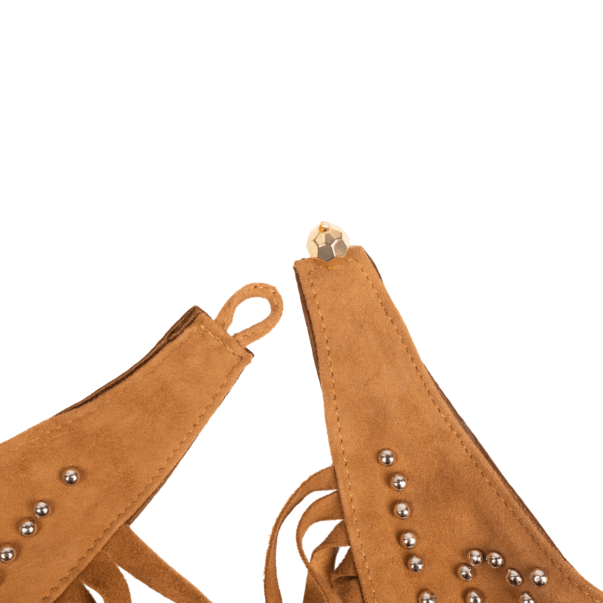 Indira Fringe Scarf Necklace - Cowgirl Suede,Necklaces, Sassy Jones,