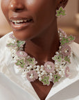 AKA, aka jewelry, ivy jewelry, sorority jewelry, pearl necklace, pearl statement necklace, ivy necklace, pink jewelry