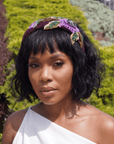 Ivy Garden Headband - Plum,Headbands, Sassy Jones,