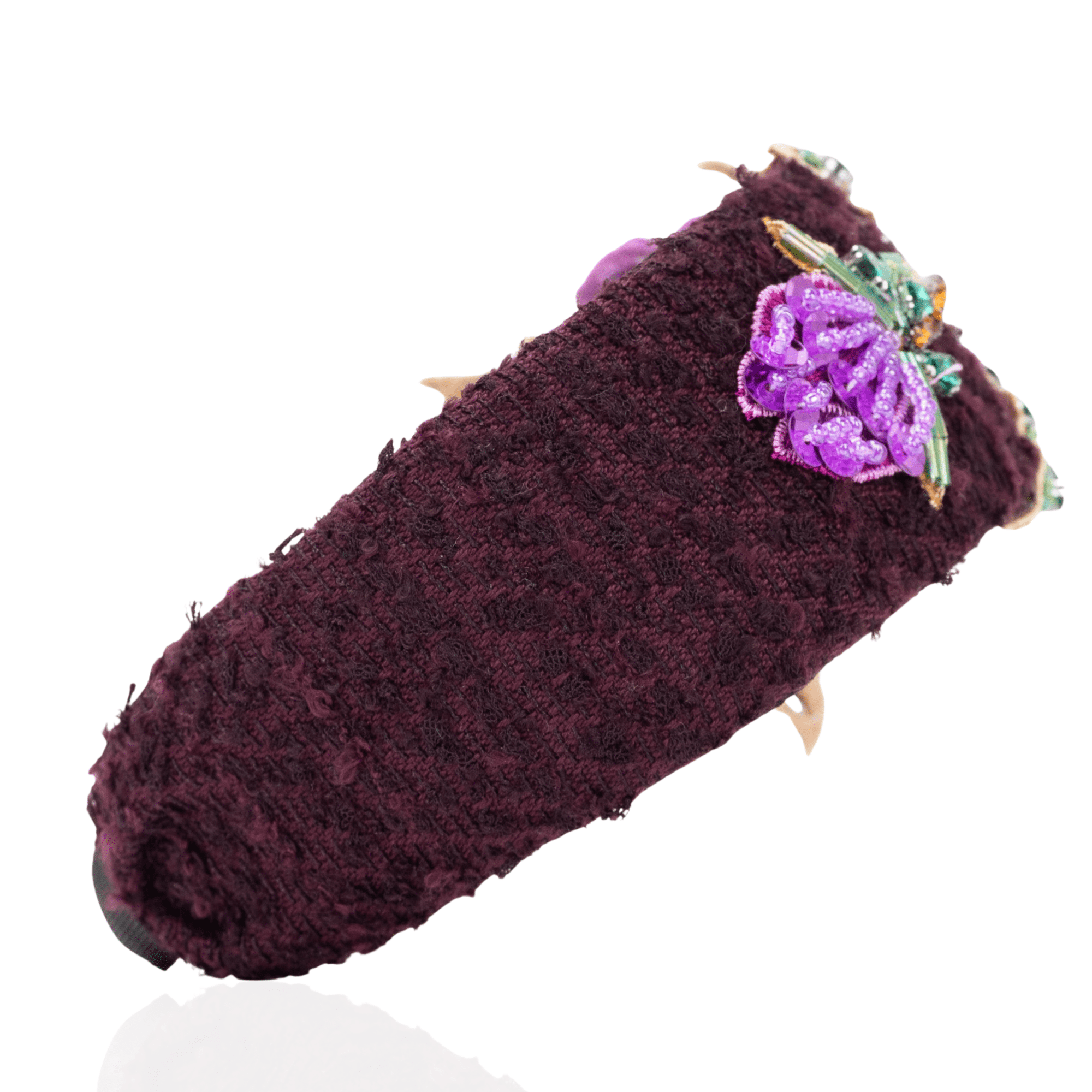 Ivy Garden Headband - Plum,Headbands, Sassy Jones,