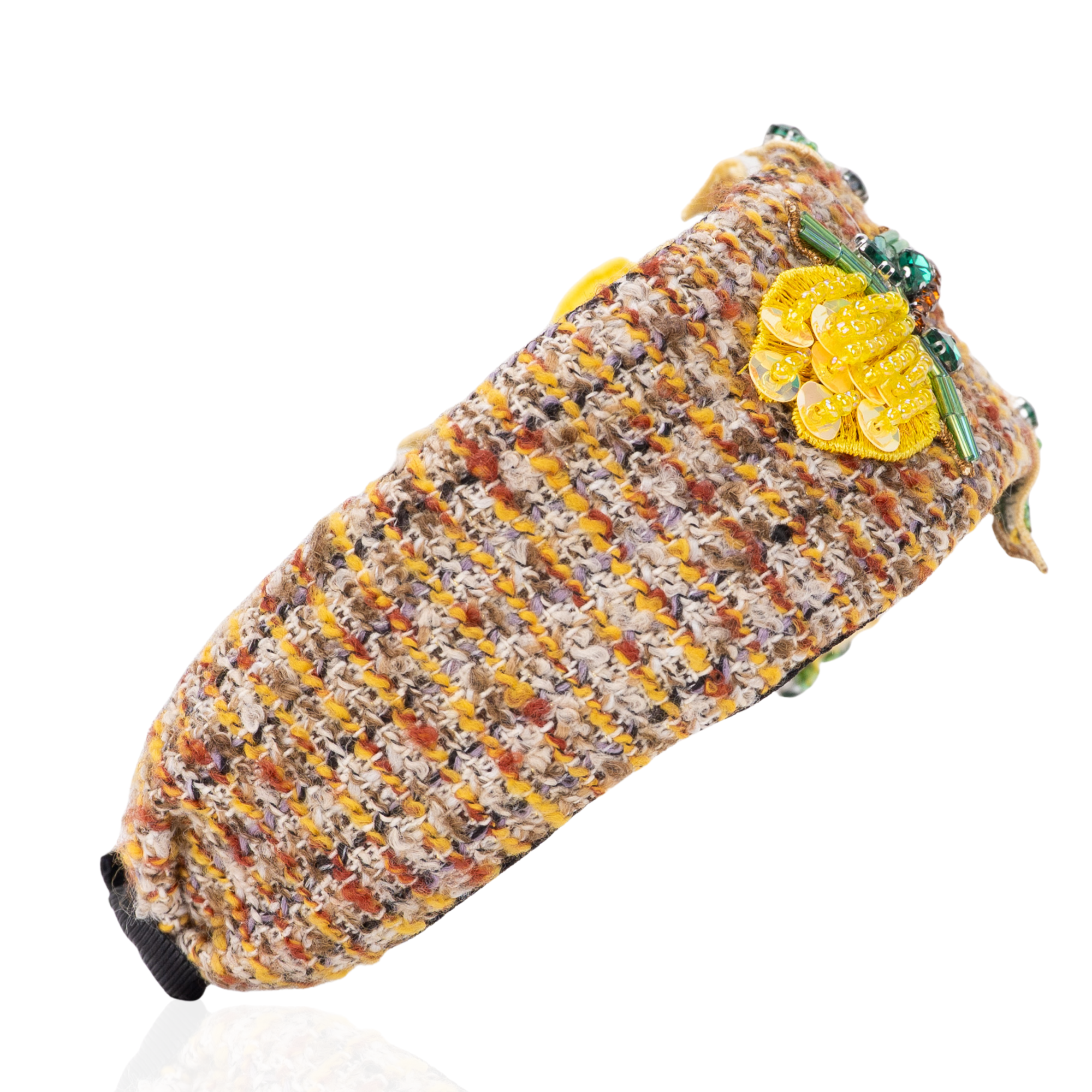 Ivy Garden Headband - Sunflower Yellow,Headbands, Sassy Jones,