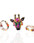 Jabari 3pc Midi Ring Set - Giraffe,Rings, Sassy Jones,