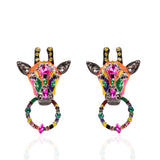 Jabari Earrings - Giraffe,Earrings, Sassy Jones,