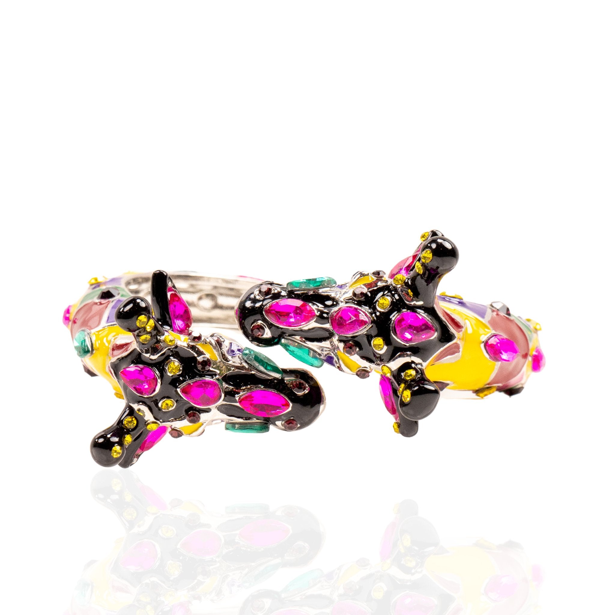 Jabari Hinge Bracelet - Giraffe,Bracelets, Sassy Jones,