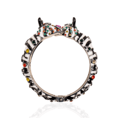 Jabari Hinge Bracelet - Zebra,Bracelets, Sassy Jones,