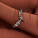 Jabari Hinge Bracelet - Zebra,Bracelets, Sassy Jones,