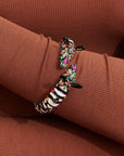 Jabari Hinge Bracelet - Zebra,Bracelets, Sassy Jones,