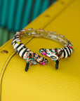 Jabari Hinge Bracelet - Zebra,Bracelets, Sassy Jones,