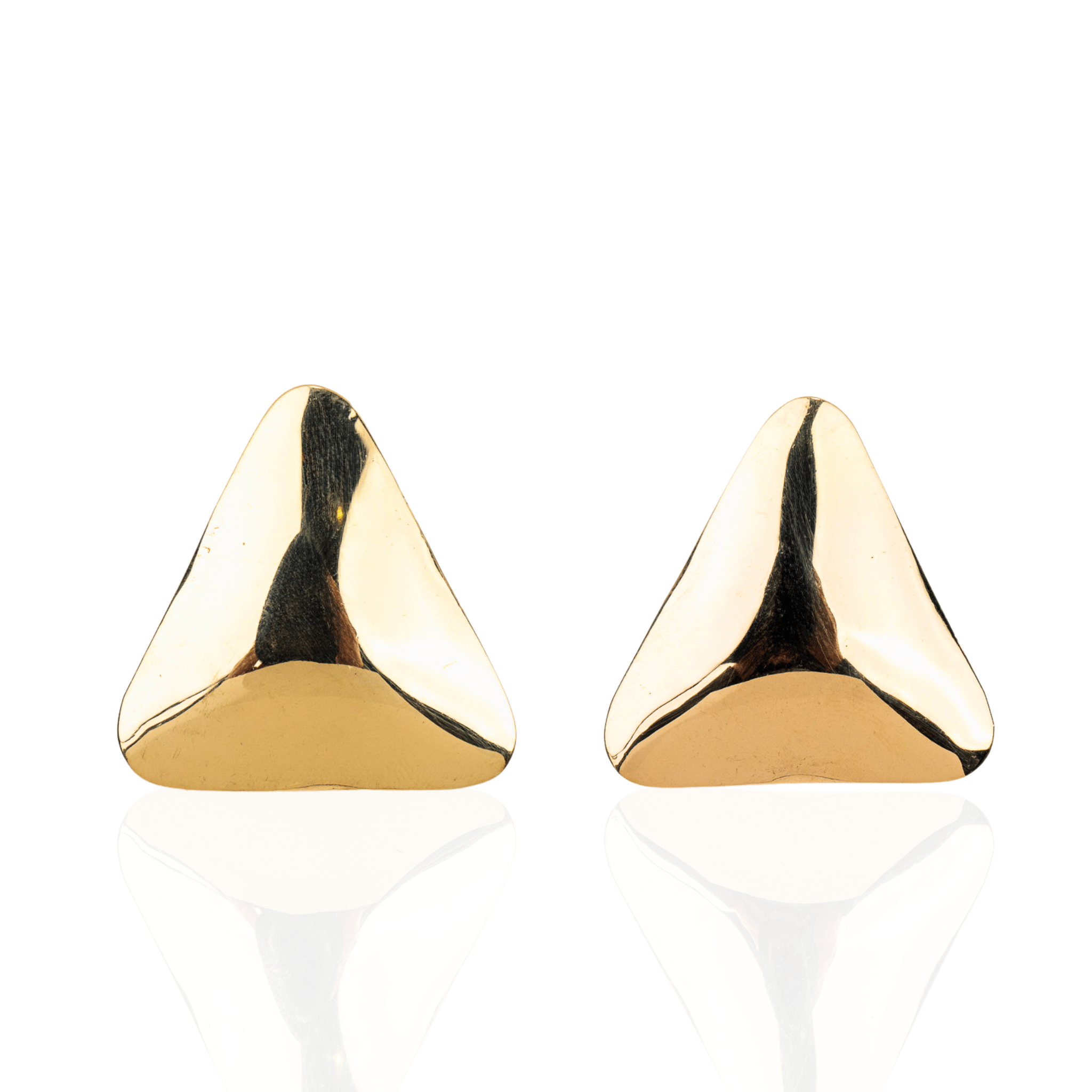 Jazzy Triangle Earrings - Gold,Earrings, Sassy Jones,