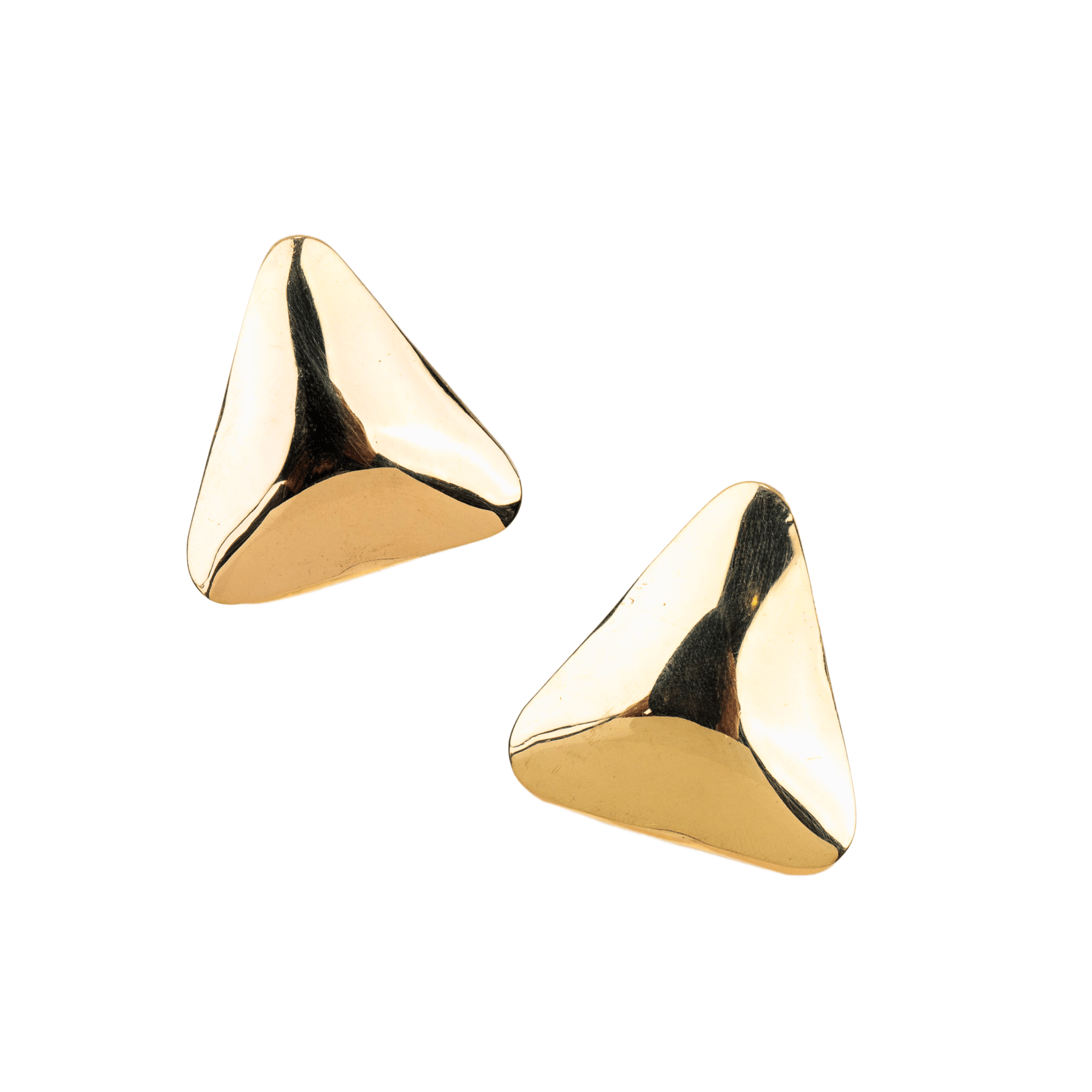 Jazzy Triangle Earrings - Gold,Earrings, Sassy Jones,