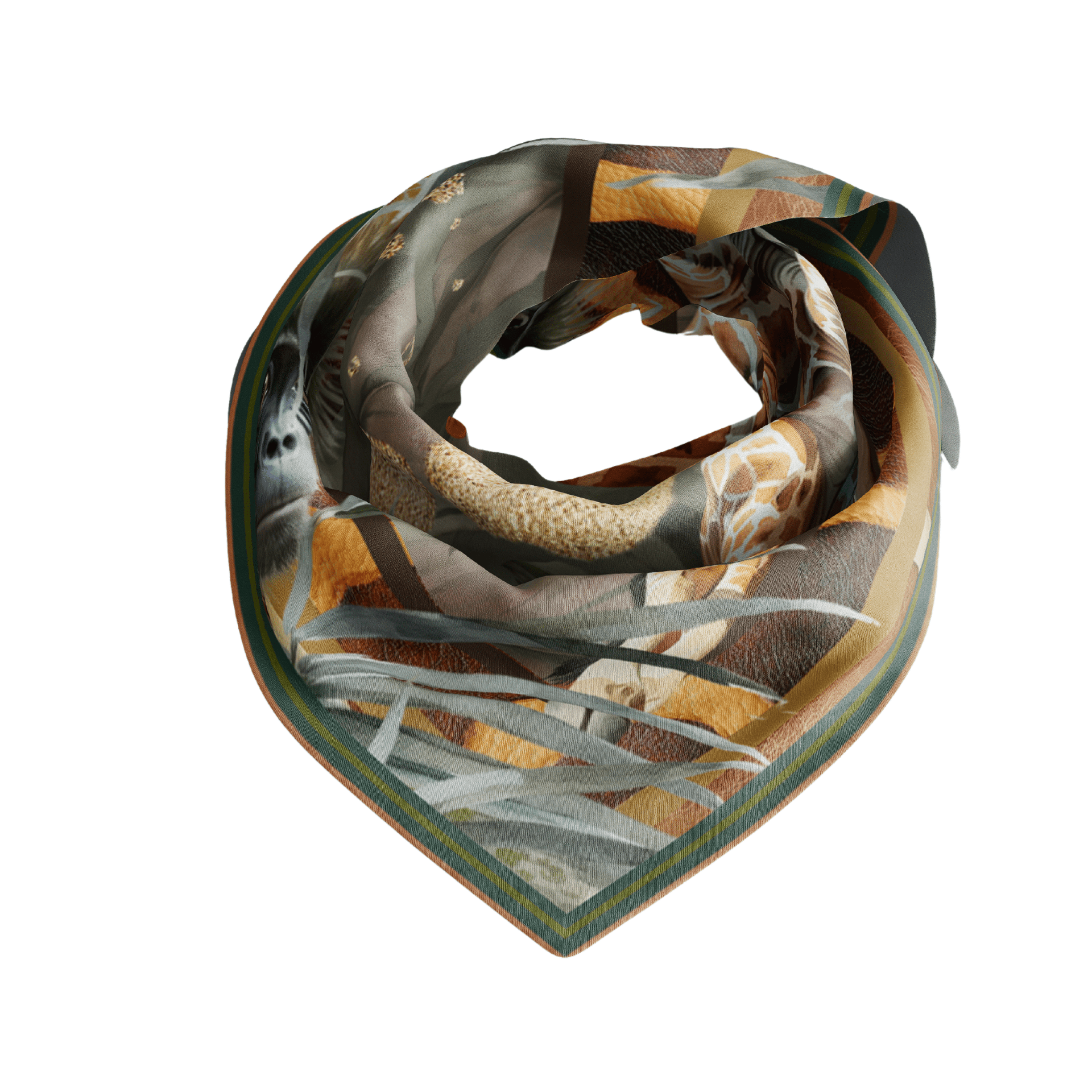 Jumanji Luxe Scarf 33" x 33"