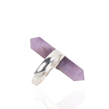 Jyoti Crystal Adjustable Ring - Amethyst,Rings, Sassy Jones,