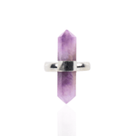 Jyoti Crystal Adjustable Ring - Amethyst,Rings, Sassy Jones,