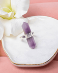 Jyoti Crystal Adjustable Ring - Amethyst,Rings, Sassy Jones,