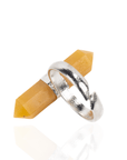 Jyoti Crystal Adjustable Ring - Yellow Aventurine,Rings, Sassy Jones,