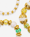 Kalani Pearl Charm 3pc Stretch Bracelet Stack,Bracelets, Sassy Jones,